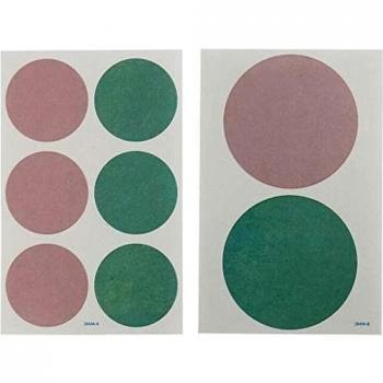 Pegatinas, dia: 4+6,5 cm, hoja 9x14 cm, Paris, 4hojas surtidas