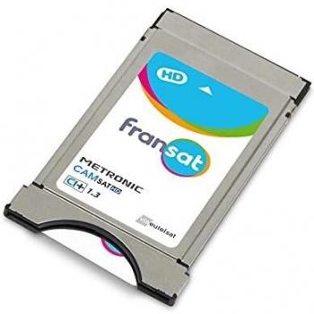 Metronic Camsat 441652– Receptor de satélite, módulo PCMCIA Fransat 1,3 Ci + - para 4 K/UHD/Full HD