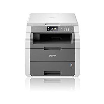 Impresora Multifuncional Láser Color Brother DCP-9015CDW con Wifi, Duplex y USB, Capacidad de 250 Hojas, Toner TN-241 BK/C/M/Y Incluido
