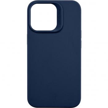 Funda de silicona azul para iPhone 14 Pro Max