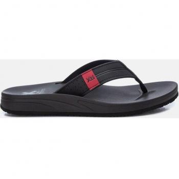 Sandalia XTI 142531 Negro para Hombre con Suela de Goma
