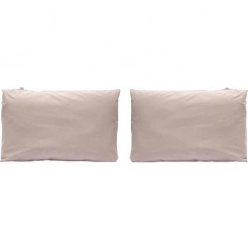 NAF NAF - 2 Fundas de almohada 100% algodón liso CASUAL