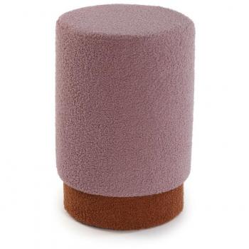 Taburete Versa Rosa claro Madera 33 x 47 x 33 cm
