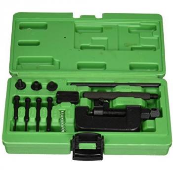 Desmontador y Remachador de Cadenas de Motocicleta - Kit Completo para Auto, Moto y Bicicleta con Llave JBM 53055
