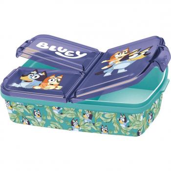 Sandwichera Múltiple Bluey con Compartimentos y Licencia Oficial Stor