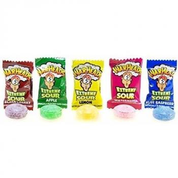 Warheads Extreme Sour Hard Candies 30Pk