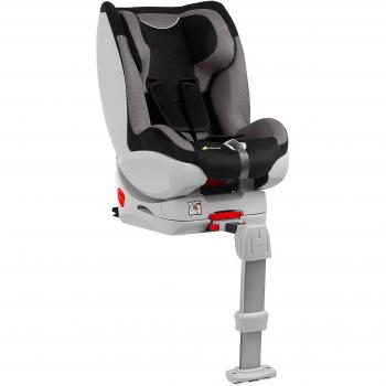 Hauck Varioguard - Silla de coche, grupo 0/I, color negro y gris
