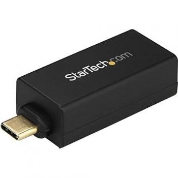 StarTech.com USB C to Gigabit Ethernet Adapter - 1Gbps NIC USB 3.0/USB 3.1 Type C Network Adapter - 1GbE USB-C to RJ45/LAN Port Thunderbolt 3 Compatible Windows MacBook Pro Chromebook