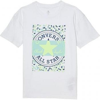 Converse - Camiseta Boyfriend estampada para niña