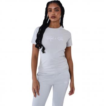 Project X Paris Women's Signature T-Shirt - Light Stone, Size M