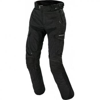 Macna Pantalones de Moto Novado Mujer Impermeables Negros 2XL