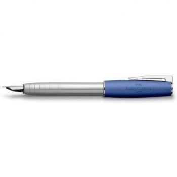 Faber-Castell LOOM - Pluma estilográfica con punta extrafina, color azul