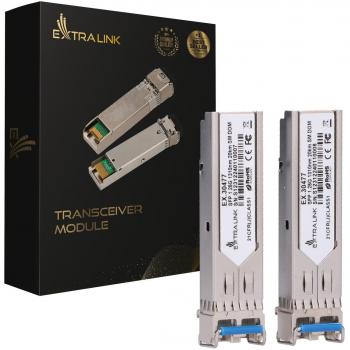 Transceptor SFP 1.25G 1310nm 20km SM DOM - Paquete de 2 (Dedicado a HP/Aruba)