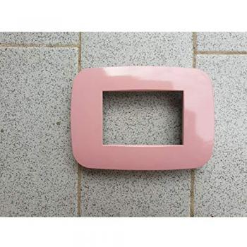 Placa Compatibles Axolute Bticino Color Rosa 7 Foros