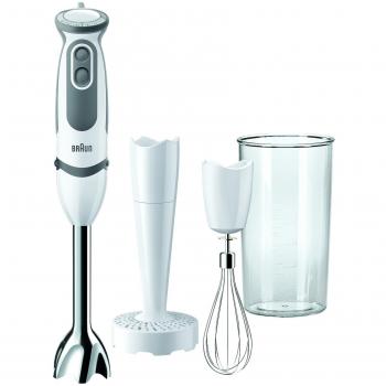 Braun MQ5007 Puree - Batidora Minipimer de 750 W, 21 velocidades, varillas y brazo pasapué