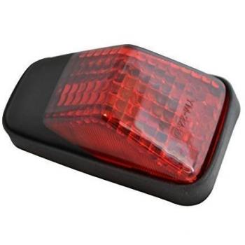Universal Guardabarros Trasero Fender Enduro Off Road Moto Luz Trasera