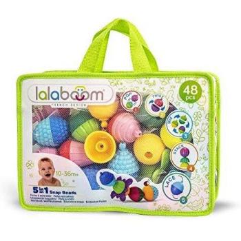 LALABOOM - Set de 48 Piezas de Perlas y Accesorios Lalaboom