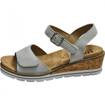 Zapatos para Plantillas Lumel modelo mujer color gris y Sandalia Bio Reciclable para Plantillas Mujer LUMEL 1230-10 ICE