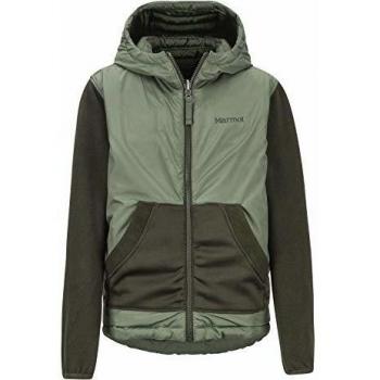 Marmot Featherless Rev - Chaqueta con capucha para niño, Niños, Chaqueta, 74940-4850-4-M, Crocodile/Rosin Green, medium