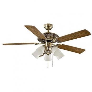 Ventilador de techo con luz CasaFan 513243 CENTURION 132 roble antiguo