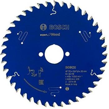 Disco de Sierra Circular Bosch Expert para Madera 170x30x2,6 mm 40 Dientes Microteq