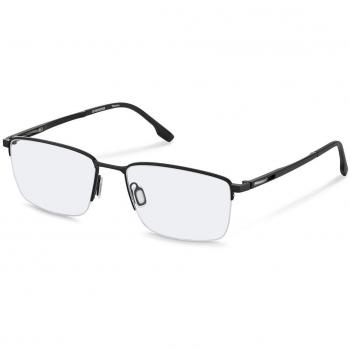 Rodenstock R7149 A Armazones para Hombre Negros con Lentes Recetadas 56