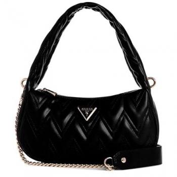 Guess Women's Black Cotton Handbag HWQG95 05180 One Size
