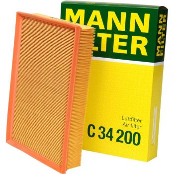 Original MANN-FILTER Filtro de aire C 34 200 – Para Automóviles