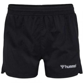 Hummel Pantalones Cortos de Running para Hombre - Shorts ligeros, transpirables, con cintura elástica y cordón ajustable, ideales para entrenamiento y actividades deportivas