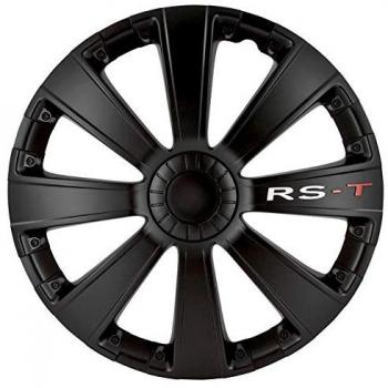 Juego de Tapacubos AutoStyle RS-T 15 Pulgadas Negro (4 Unidades)