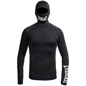 Camiseta Manga Larga con Capucha Everlast Onyx Black para Hombre, Talla S