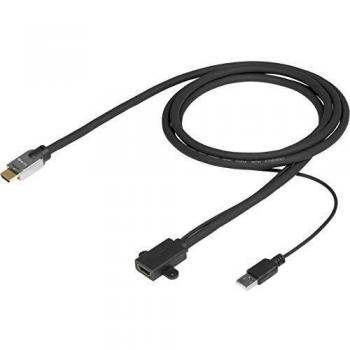 Cable HDMI Vivolink Pro Macho a Hembra - Adaptador de Alta Calidad con Conexión HDMI Tipo A (Estándar) de 2 metros en Color Negro