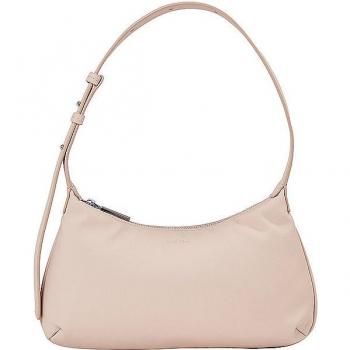 Calvin Klein Soft Baguette Shoulder Bag for Women - Pink/Beige