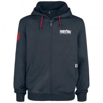 Fairy Tail Logo Sudadera capucha con cremallera Gris M