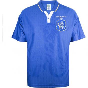 Chelsea 1997 FA Cup Final Retro Football Shirt