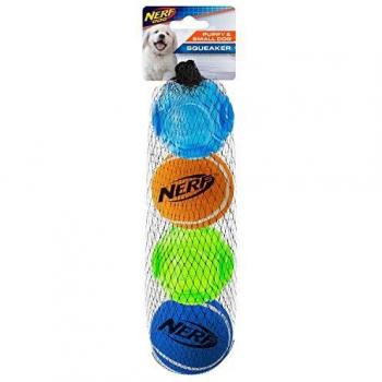 Nerf Dog Nerf Dog TPR - Bolas de Tenis para Perros pequeños y Cachorros