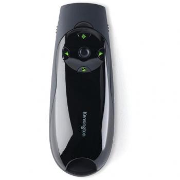 Kensington Presenter Expert - Wireless USB Presentation Clicker with Green Laser Pointer and Cursor Control, Compatible with Windows & macOS - 45m Range