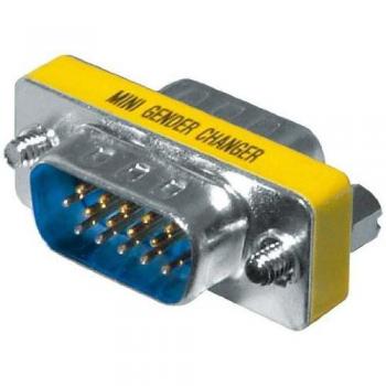 Adaptador Mini Cambiador de Género InLine® VGA HD 15 Pines, Plug/Plug