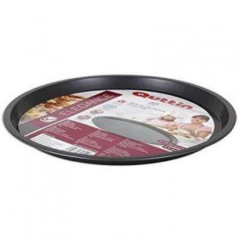 Quttin 41997 Plato Pizza, 29.5 x 1.6 cm/0.5 mm, Aluminio