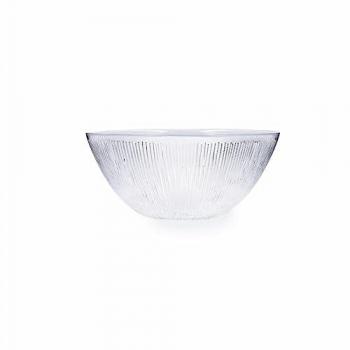 Bandeja de Aperitivos Quid Lonja Transparente de Vidrio (Pack de 6 Unidades, 15.5 cm)