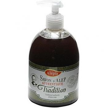 Jabón Líquido Alepia Savon D´Alep Authentique Dosificador Aceite de bayas laurel (500 ml)
