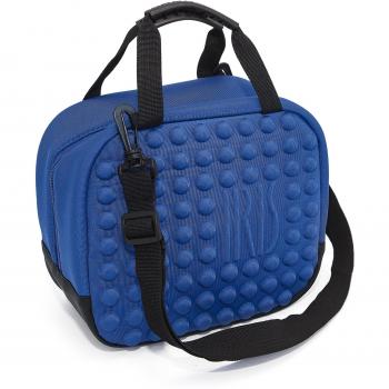 IRIS Studio Fizz Bolsa térmica, Porta Alimentos, Tela, Azul, 24.0x11.0x20.0 cm
