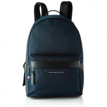 Tommy Hilfiger Elevated Nylon Backpack, Bolsas. para Hombre, Cielo del desierto, One Size