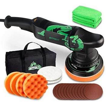 BATOCA 700W Pulidora Coche - Pulidora Suelos - 21mm Pulidora Orbital - Máquinas Pulidoras Excéntrica - 6 Velocidades - Abundantes Accesorios,Pulir y Encerar Muebles