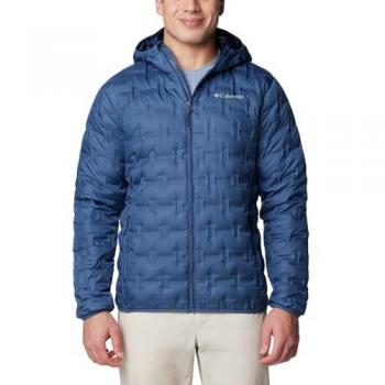 Columbia Abrigo Delta Ridge™ II Azul, chaqueta con capucha, plumón para hombre, color azul oscuro