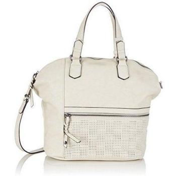 Tamaris ISADORA Handbag - Bolso de mano de piel sintética mujer, color blanco, talla 42x32x14 cm