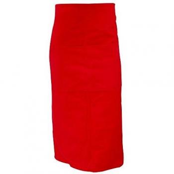 Bargear Delantal Largo (Talla Única/Rojo)