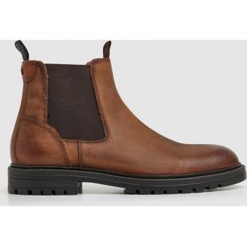 Botines Pepe Jeans Logan Chelsea en color marrón