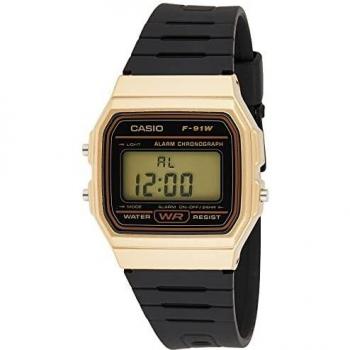 Reloj Casio Digital F-91WM-9ADF Dorado