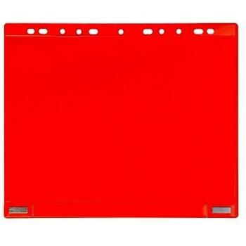 Funda Magnética Perforada Doble Cara A4 Roja - Pack de 5 Piezas